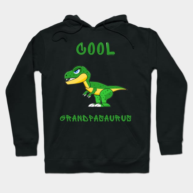 Cool grandpasaurus Hoodie by IOANNISSKEVAS